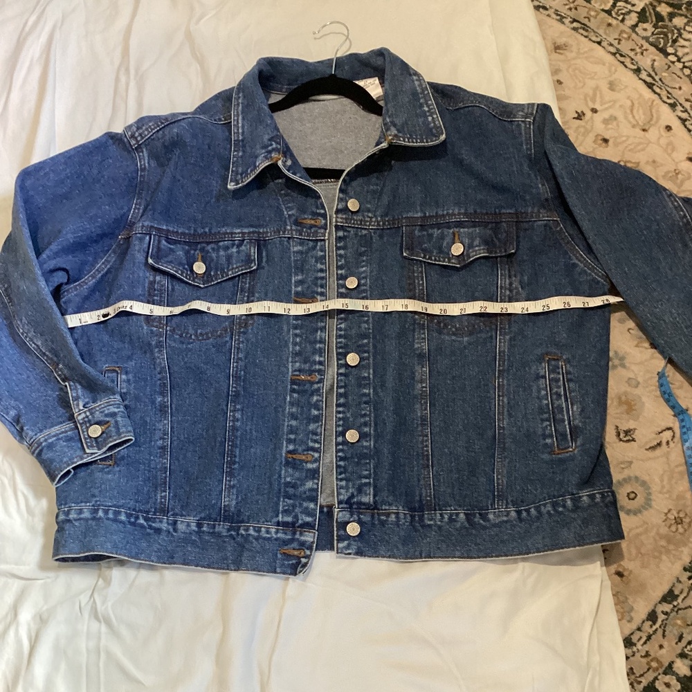 Bill Blass Denim jacket 2x NWOT
